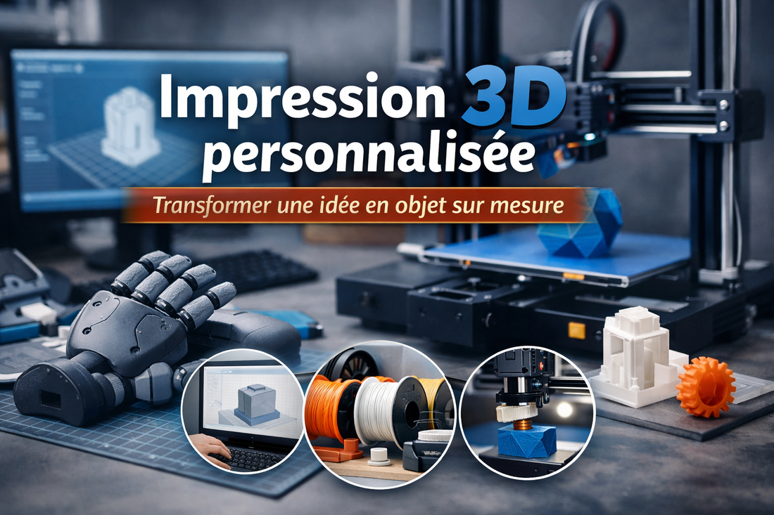 Impression 3D personnalisée : comment transformer une idée en objet sur mesure