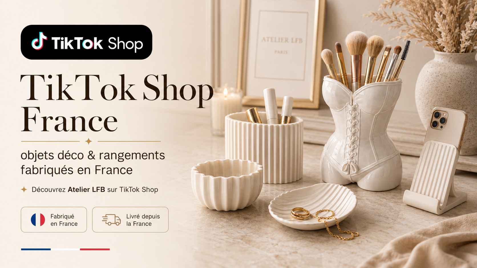 TikTok Shop France : découvrez des objets déco et accessoires fabriqués en France