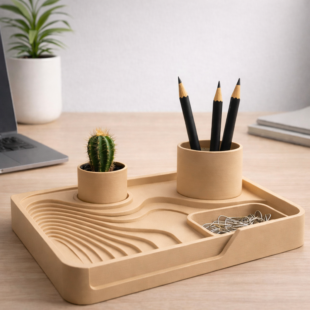 Organisateur de Bureau Zen - Style Japon