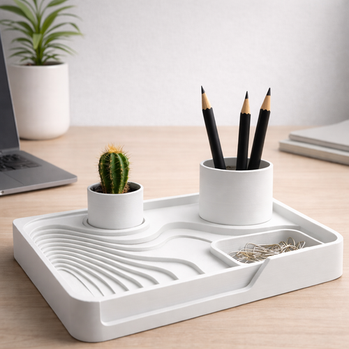 Organisateur de Bureau Zen - Style Japon