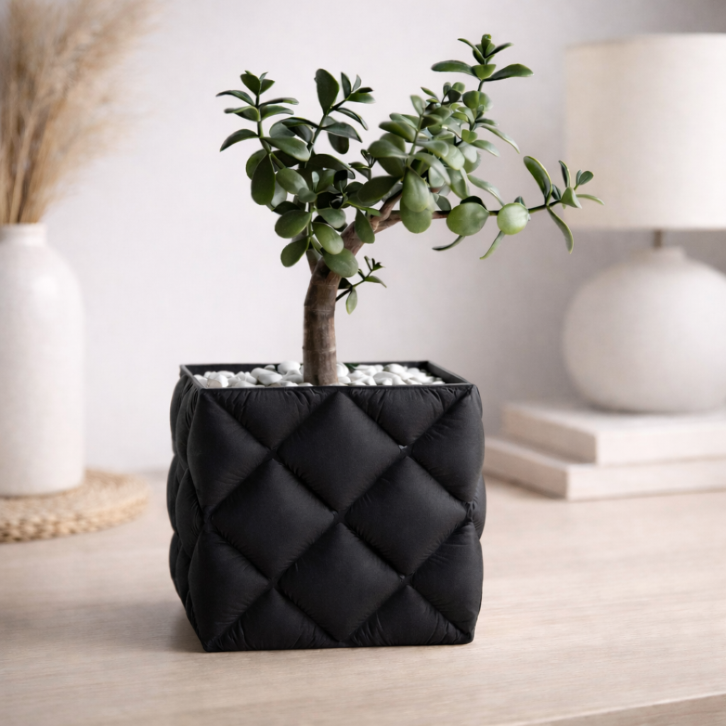 Pot de Fleur Design Effet Coussin