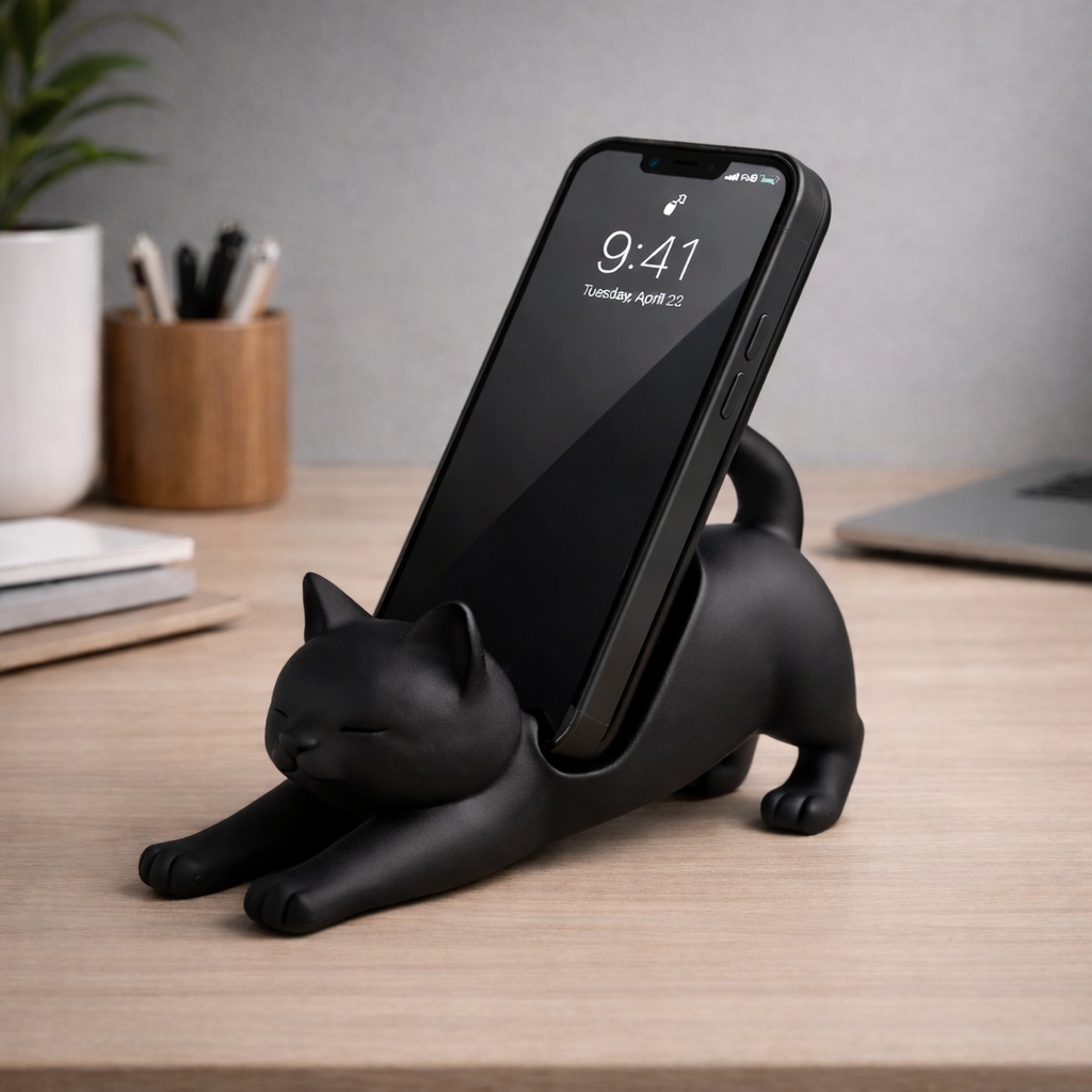 Support de Téléphone Chat Design